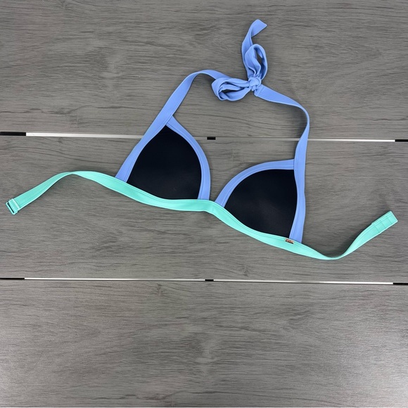 Pink swim triangle push up bikini top size small/medium - Picture 2 of 4